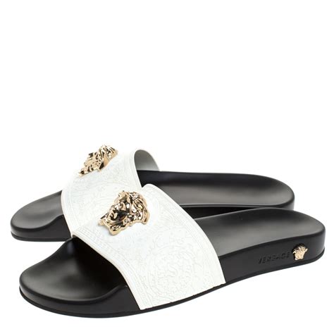 white versace sliders|Versace sliders men.